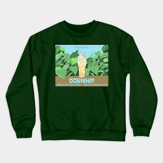 Dole Whip Float Crewneck Sweatshirt by tesiamarieart